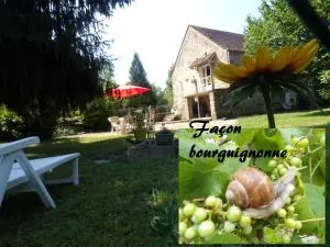 Gite "La Méluzine" au bord de la rivière, Avallon, Vézelay, Morvan - 马尼