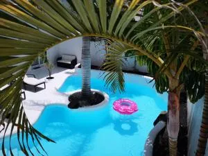 Villa lujo tranquila con piscina a 5 min playa - Corralejo