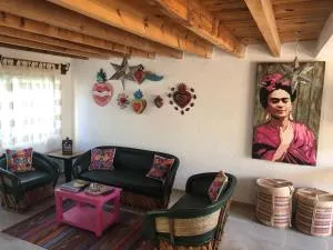 CASA FRIDA, Casa p/6 pax Centro Tequisquiapan - La Laja