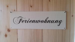 Ferienwohnung "Hinterland"