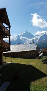 Appartements Apartment on the ground floor in Le Chazelet facing the Meije & its glacier : photos des chambres