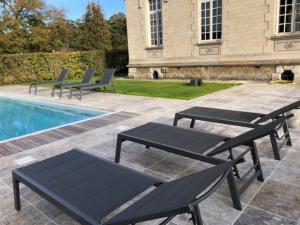 Appartements Castle Appartment for 7 with Pool near Paris! : photos des chambres