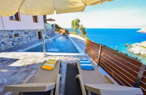 Sea Front Panorama Villa Private Pool Heraklio Greece