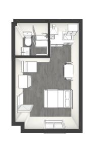 Les Appartements d'Edmond Sylvabelle : Studio Rez-de-Chaussée
