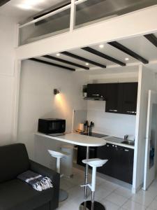 Appartements Magnifique studio vue mer a 5 minutes de la plage : photos des chambres