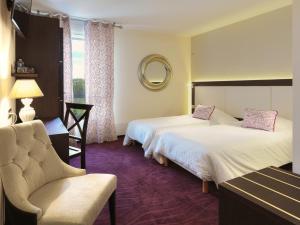 Hotels Les Grains d'Argent Dizy - Epernay : Chambre Lits Jumeaux