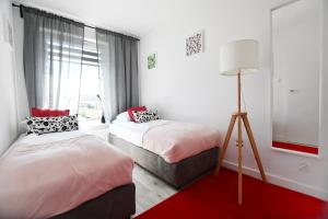 Apartament Burgund z miejscem w garażu