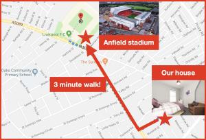 Cosy Anfield Guesthouse - Close to Stadium & City