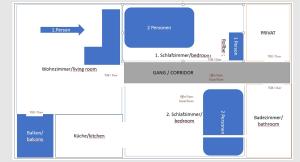 Standard Apartment room in Boutique-Apartment-Duisburg