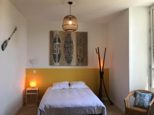 Appartements Le Beach centre la Breche wifi vue jardin : photos des chambres