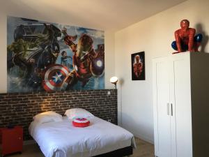 Appartements Le Marvel centre la Breche wifi vue jardin : photos des chambres