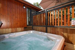 Balquhidder Braes Holiday Park Lodges, mostly with Hot Tubs and pet friendly, EV facilities
