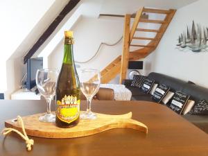 Appartement Saint Malo vue sur mer et sur intra muros, Ferry, plage et commerces à 50 m