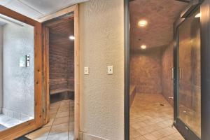 Steps to skiing, resort property, mountain views, shared hot tub, sauna, steam room 223C
