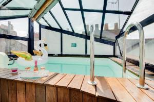 Maisons de vacances NOCNOC - Villa Paradis, piscine et rooftop au coeur de Nantes : photos des chambres