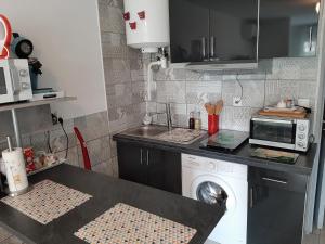 Appartements Studio avec jardinet clim parking : photos des chambres