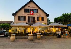 2 hvězdičkový hotel Hôtel Restaurant La Plage Preverenges Švýcarsko