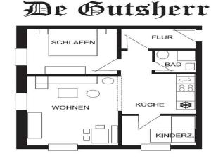 Two-Bedroom Apartment room in Hof Thomsen