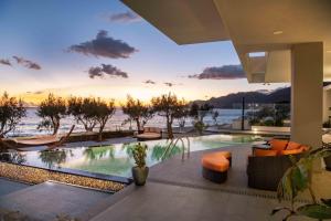 Seafront Luxury Moonlight Villa in South East Crete with Breathtaking Views Lasithi Greece