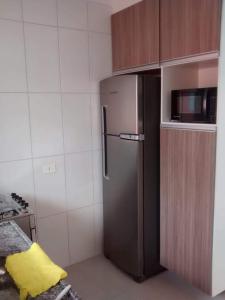 Apartamento Boraceia 200 metros da praia, com ar condicionado