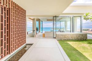 Villa Natha, world-class sea view, gym, massage room, cinema, full service with private dining, north Chaweng