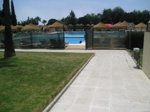 Studio in Hercules with pool and sea view