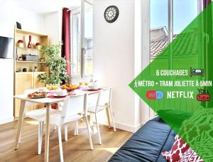 Appartements 6 Couchages, Wifi Fibre & NETFLIX 