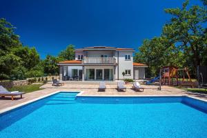 Villa Andrea with 5 bedrooms, 50 sqm private pool, a fun zone with PRO 9 Pool table, outdoor playgro 