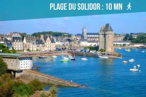 Appartements Logement entier Saint Malo vue mer, proche FERRY, commerces et plage Solidor 50 m : photos des chambres