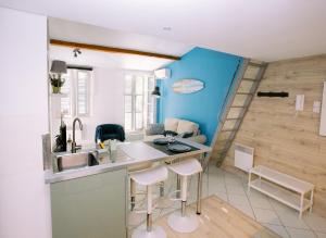 Appartements 2 pieces avec grande terrasse - Centre de Toulon : photos des chambres