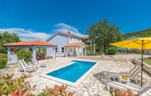 4 stern ferienhaus Villa Ella Kršan Kroatien