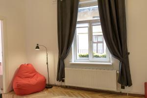 Red and Yellow Apartment Modern