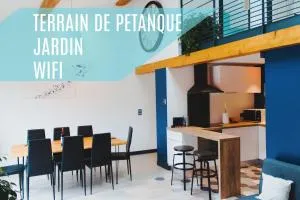 Maison jardin pétanque, MEETT, Airbus, aéroport, golf - 梅维尔