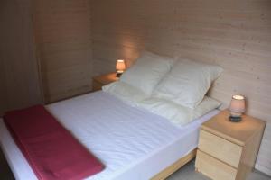 Maisons de vacances Gite chalet bois avec spa privatif : photos des chambres