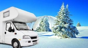 Empty lot for own caravan incl. sauna access room in Tropical Islands Campingplatz