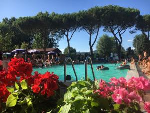 Vieno aukšto namas Camping Village Punta Navaccia Tuoro sul Trazimenas Italija