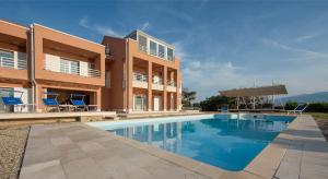 Luxury Seafront Villa Exclusive Pag with private pool by the beach on Pag island