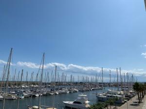 Gruissan Pleine vue sur port