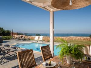 Anemolia Seaview Villa, with private Pool & Garden! Rethymno Greece