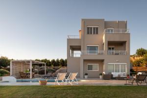 Anemolia Seaview Villa, with private Pool & Garden! Rethymno Greece