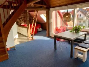 Historische Ferienwohnung mit Sauna in Lich - 格林贝格