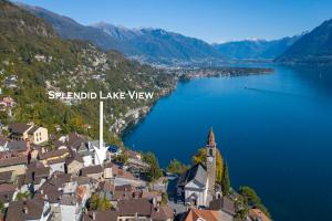 Chata Splendid Lake View Ronco sopra Ascona Švýcarsko