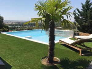 Maisons de vacances maison moderne avec piscine : photos des chambres