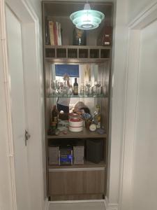 São Vicente Itararé prédio frente mar apto fundo vista parcial