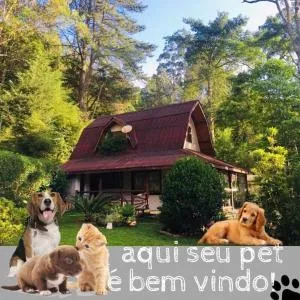 Casa na Floresta em Campos do Jordao - Santa Clara