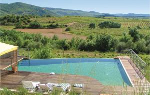 Beautiful home in Prades sur Vernazobre with 4 Bedrooms, WiFi and Outdoor swimming pool