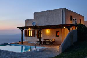 The Pool Garden House with a fantastic sea and sunset view Kea Greece