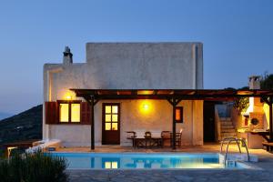 The Pool Garden House with a fantastic sea and sunset view Kea Greece