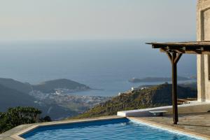 The Pool Garden House with a fantastic sea and sunset view Kea Greece