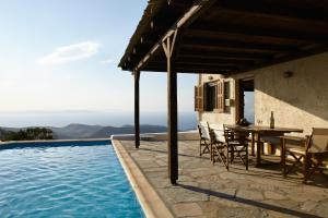 The Pool Garden House with a fantastic sea and sunset view Kea Greece